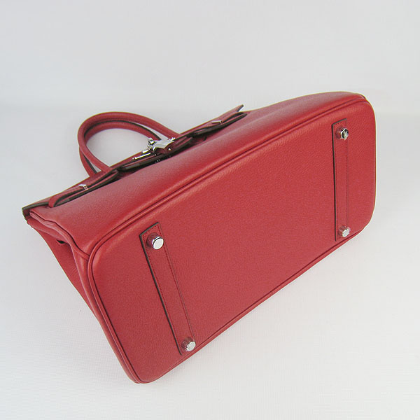 High Quality Fake Hermes Birkin 35CM Togo Leather Bag Red 6089 - Click Image to Close